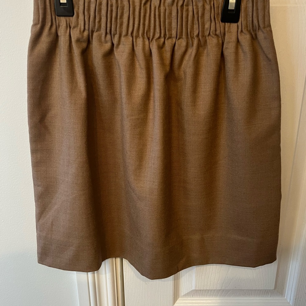 J. Crew Tan Mini Skirt